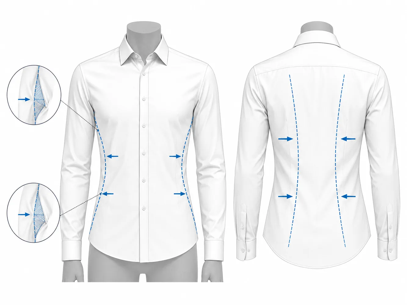 Cintrage de chemise expliqué