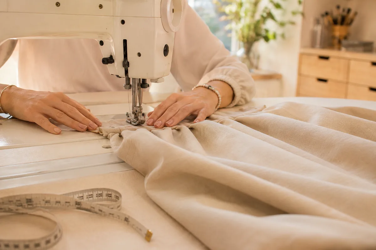 Petites réparations de couture à la machine
